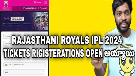 rajasthan royals tickets 2024